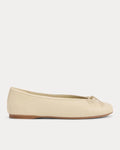 Cream Bow Ballet Flats