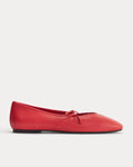 Red Bow Ballet Flats